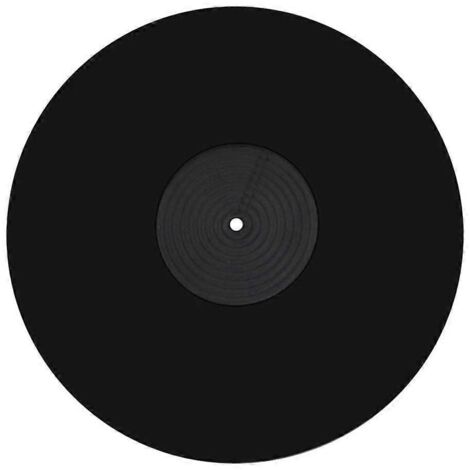 Tapis de plateau pour platine vinyle, noir