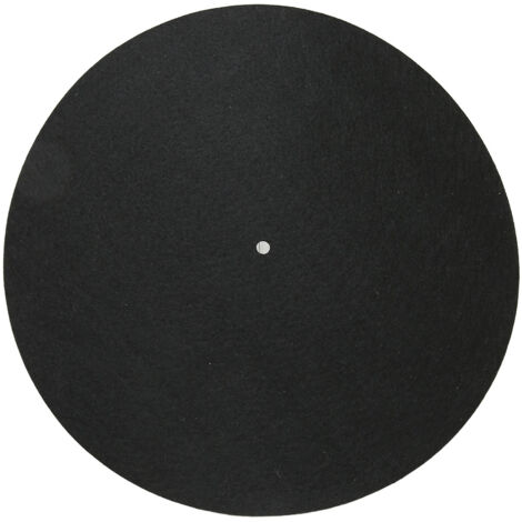 Tapis de platine vinyle anti-vibration pour tourne-disque, disque vinyle, platine tourne-disque noir