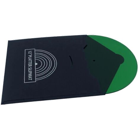 Tapis de platine vinyle en acrylique vert antibruit