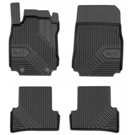 Tapis de porte en caoutchouc pour Renault Modus 2004-2012, bacs de rangement 77