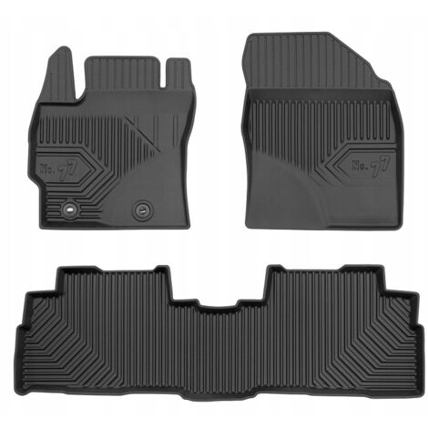 Tapis de porte en caoutchouc pour Toyota Verso 2009-2018, bacs de rangement 77