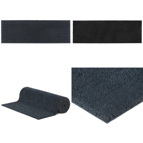 Tapis de porte gris foncé 100x300 cm fibre de coco touffeté - Tapis D'entrée - Paillasson - Fibre De Coco - Tapis Exterieur - Tapis Interieur - Home & Living