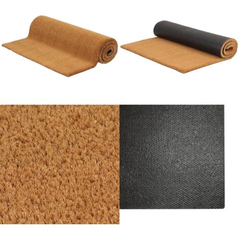 Tapis de porte naturel 100x300 cm fibre de coco touffeté - Tapis de sol - Tapis de jardin