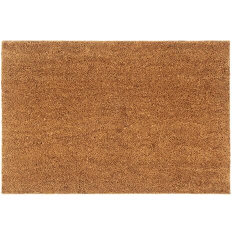 Tapis de porte naturel 60x90 cm fibre de coco touffeté vidaXL