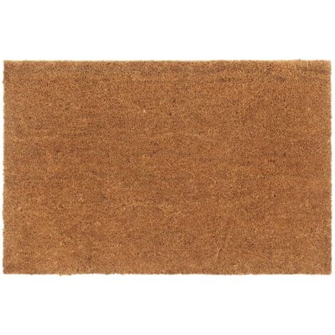 Tapis de porte naturel 65x100 cm fibre de coco touffeté vidaXL