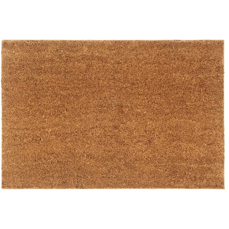 Tapis de porte naturel 60x90 cm fibre de coco touffeté vidaXL