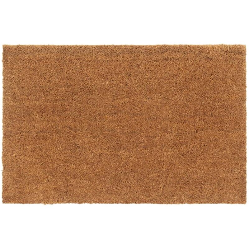 Vidaxl - Tapis de porte naturel 65x100 cm fibre de coco touffeté