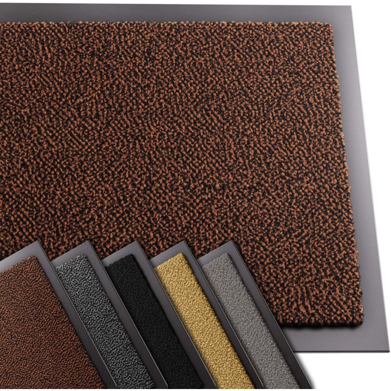 VOUNOT Tapis de porte paillasson 40x60 marron