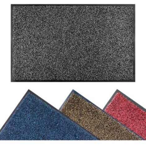 Tapis de Porte Paillasson d'Entree Interieur et Extérieur Tapis Antidérapant et Anti-Poussière Tapis d’entrée Imperméable Lavable 45x75cm