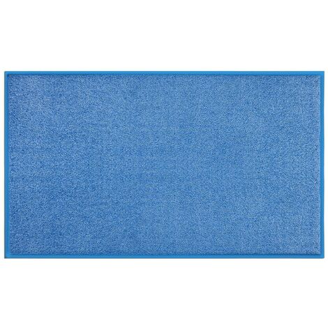 Tapis de Porte Paillasson d'entrée SKY Color Bleu 50 x 85 cm