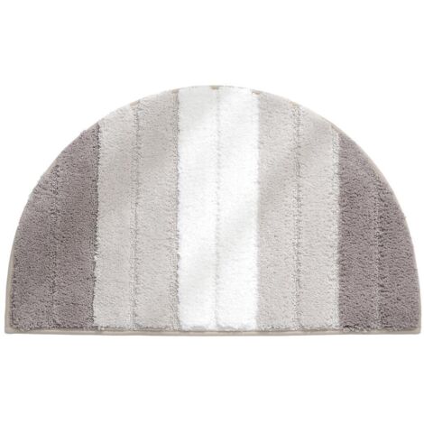 Tapis de porte semi-circulaire, tapis de bain doux et absorbant, antidérapant