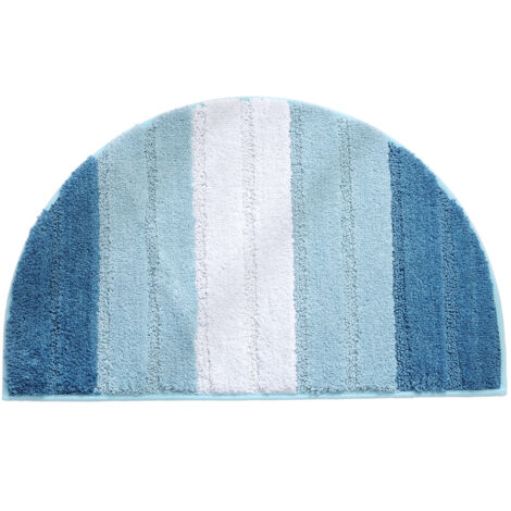Tapis de porte semi-circulaire, tapis de bain doux et absorbant, antidérapant