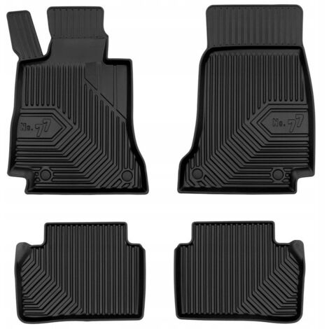 TAPIS DE PORTE, TAPIS DE PORTE EN CAOUTCHOUC, BACS 77 POUR MERCEDES E W213 S213 2016-2023