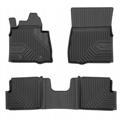 TAPIS DE PORTE, TAPIS DE PORTE EN CAOUTCHOUC, BACS 77 POUR MERCEDES G W463 2013-2018