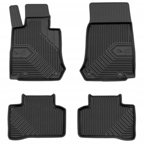TAPIS DE PORTE, TAPIS DE PORTE EN CAOUTCHOUC, BACS 77 POUR MERCEDES GLC Coupé C253 2016-2023