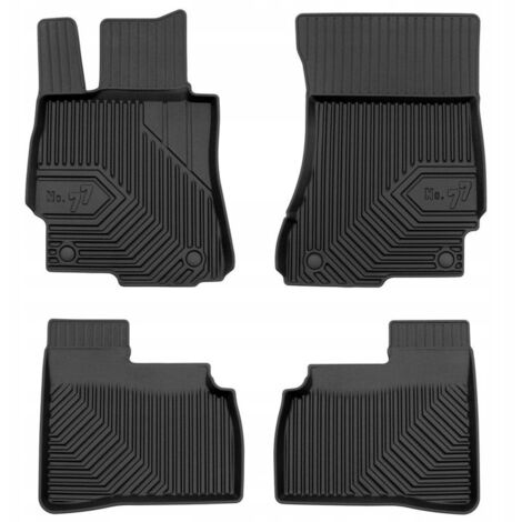 TAPIS DE PORTE, TAPIS DE PORTE EN CAOUTCHOUC, BACS 77 POUR MERCEDES S W221 2005-2013