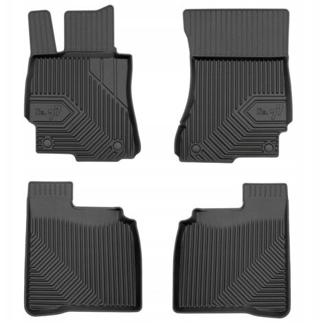 TAPIS DE PORTE, TAPIS DE PORTE EN CAOUTCHOUC, BACS 77 POUR MERCEDES S W221 Long 2005-2013