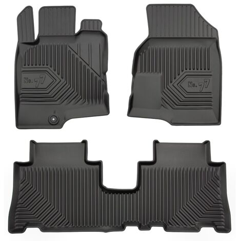 TAPIS DE PORTE, TAPIS DE PORTE EN CAOUTCHOUC, BACS 77 POUR OPEL ANTARA 2006-2018