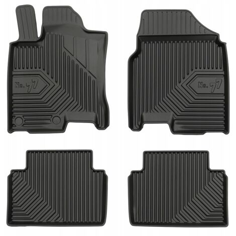 Tapis de porte, tapis de porte en caoutchouc, bacs pour Nissan Qashqai 1 (2006-2013) - 77