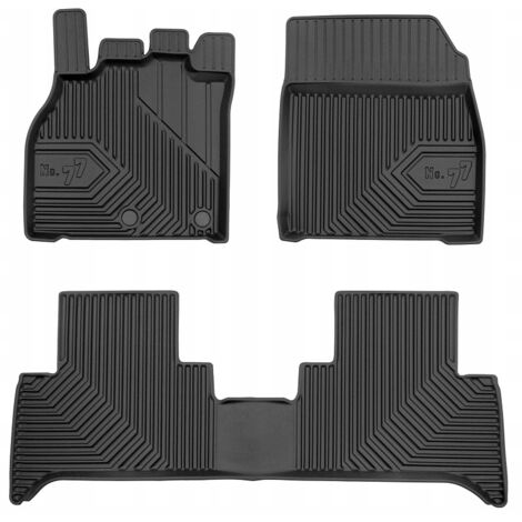 Tapis de porte, tapis de porte en caoutchouc, bacs pour Renault Scenic 3 (2009-2016) - 77