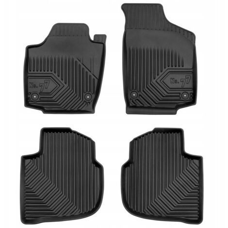 Tapis de porte, tapis de porte en caoutchouc, bacs pour Seat Toledo 4 (2013-2018) - 77