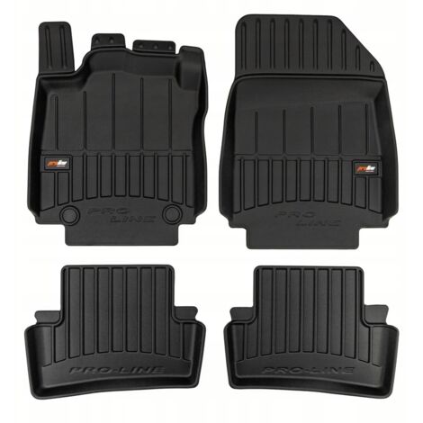 TAPIS DE PORTE, TAPIS DE PORTE EN CAOUTCHOUC, RENAULT Clio 4 2012-2020, GAINE 3D