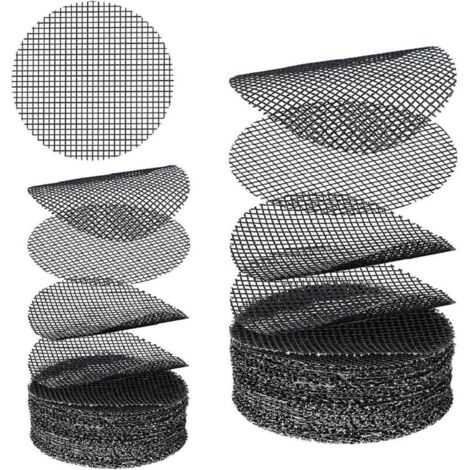 Tapis de Pot de Fleur 40 Pièce Pot de Fleur Trou Maille Jardinage Pot de Fleur en Maille Pad de Pot de Fleur Maille de Pot de Fleur Pad pour Bonsai Jardinage Pots de Fleurs en Mesh pour Plante