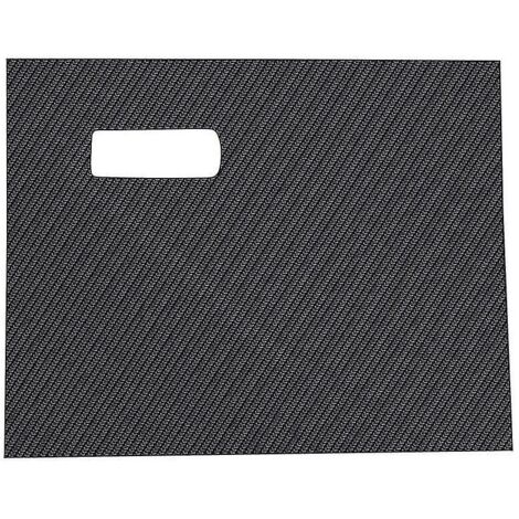 Tapis de protection anti-salissures pour boîte à gants de voiture en cuir carbone -30 x 30