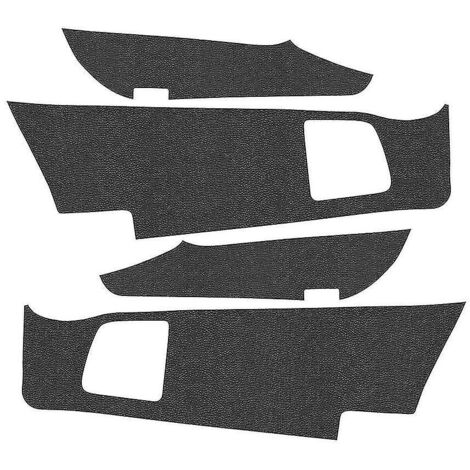 Tapis de protection de porte en cuir effet litchi pour voiture, protection anti-salissures, revêtement de porte pour Alphar--