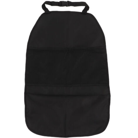Tapis de protection de siège arrière noir anti-coup de pied, sac de rangement pour siège arrière de voiture, accessoires intérieurs universels
