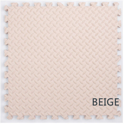 Tapis en mousse XL 150 x 150 x 1cm avec bordure - mousse EVA