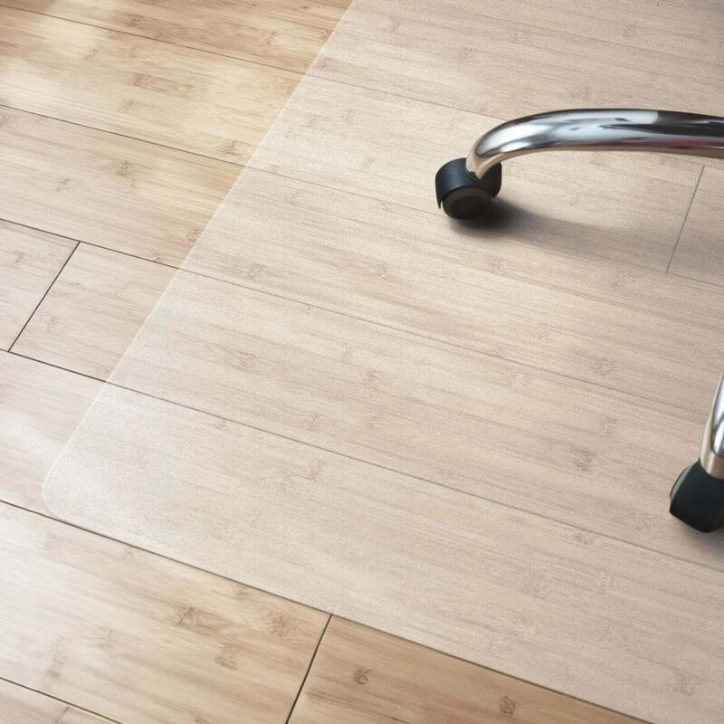 Floordirekt - Tapis protège-sol Pour sols durs Polycarbonate Transparent et fomes 114 x 130 cm