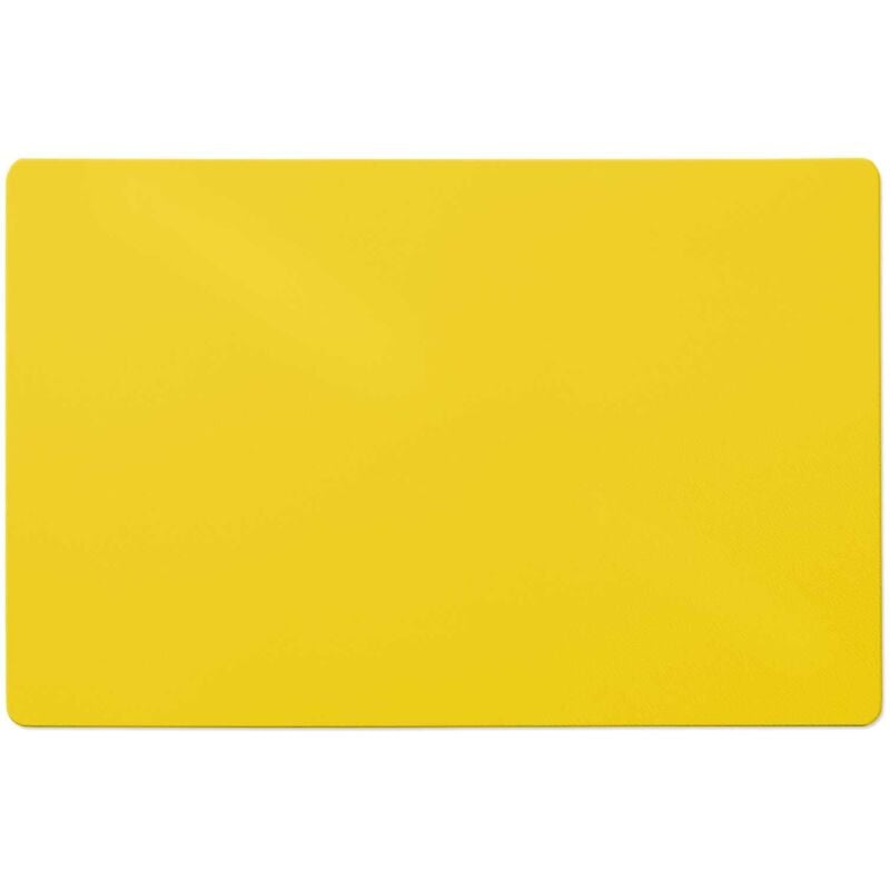 Tapis de protection de sol jaune 90x120 cm
