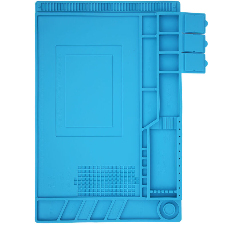 Sunxury - Tapis de protection en Silicone d'isolation thermique magnétique, tapis de réparation antistatique pour téléphone et pc