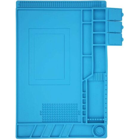 Tapis de Protection en Silicone Magnétique Antistatique pour Réparation de Téléphone et PC