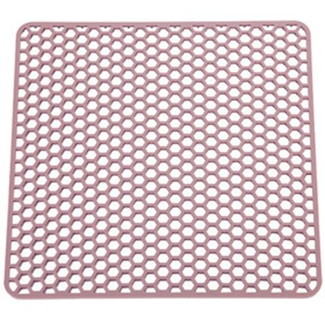 Tapis de protection en silicone pour drain d'évier de cuisine, protecteur de comptoir en silicone, résistant à la chaleur, facile à nettoyer