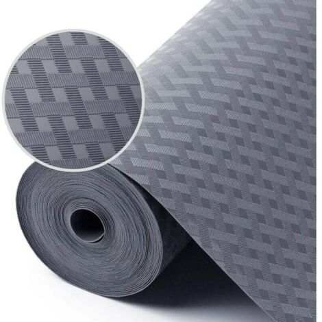 Tapis de protection pour armoire de cuisine/réfrigérateur, en matériau EVA imperméable et résistant à l'huile, gris, 11,8 x 59 pouces.