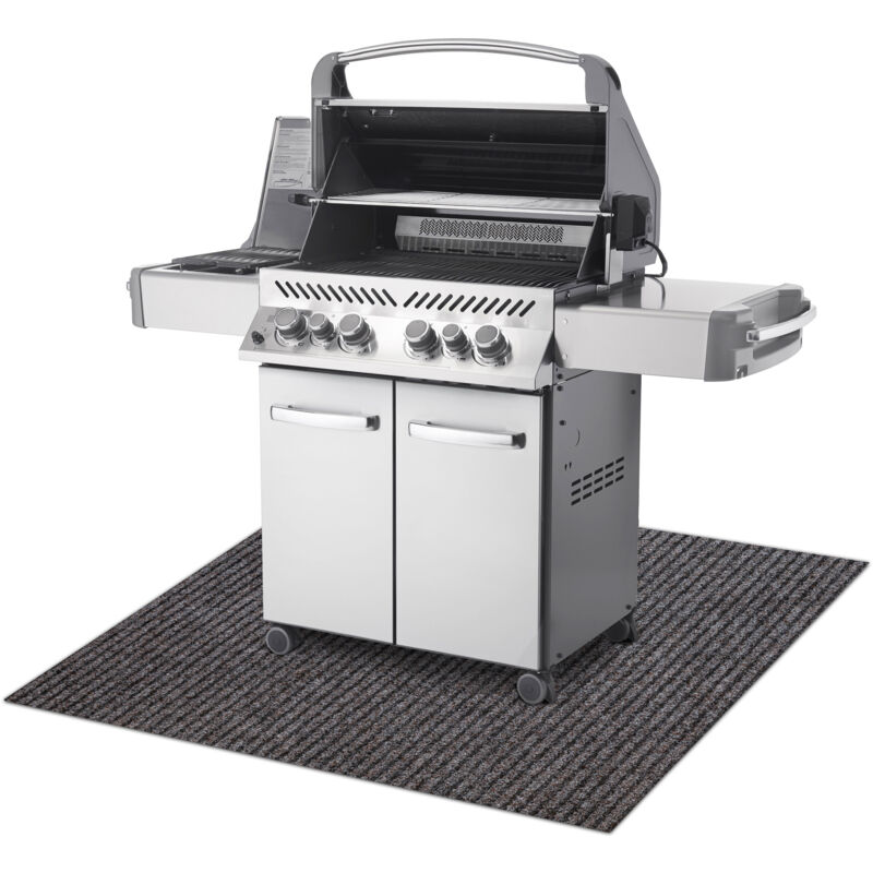 Rugsx - Tapis de protection pour barbecue gin 1206 pour la terrasse, extérieur - marron clair brown 100x200 cm
