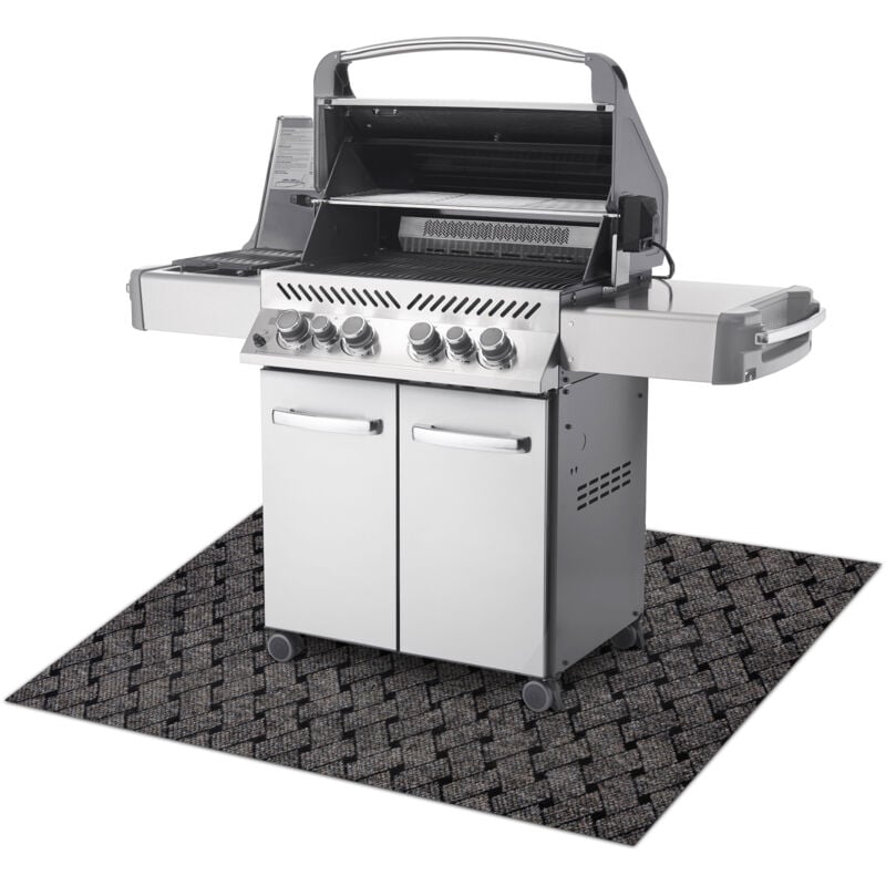Tapis de protection pour barbecue vectra 316 pour terrasse, extérieur - beige beige 100x200 cm