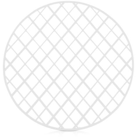 Tapis de protection rond blanc pour évier 32,5 cm