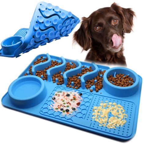 TAPIS DE RALENTISSEMENT ALIMENTAIRE BLEU