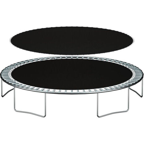 Tapis de Remplacement Rond for Trampoline, avec 42 Anneaux en de diamètre , Tapis de Rebond for Accessoires de Trampolines de 8 Pieds