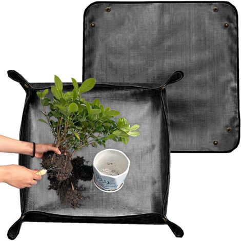 Tapis de Rempotage de Plantes 2pcs, Tapis de Jardinage Imperméable, Tapis de Plantation de Fleurs Pliable, pour Rempotage Plantes Succulentes Jardin intérieur Plant Care (2)