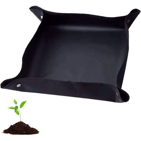 Tapis de Rempotage,Imperméable Tapis de Plante Tapis de Jardinage Pliable Tapis de Plantation de Fleurs de Jardin pour Rempotage, Plantes Succulentes Jardin intérieur Plant Care (50X50cm)