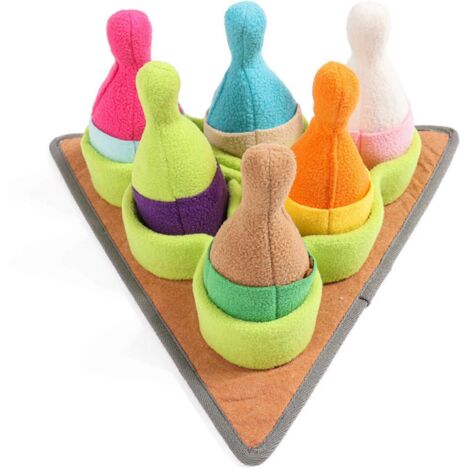 Tapis de reniflement pour chien, jouet interactif distributeur de croquettes anti-glouton pour chiot