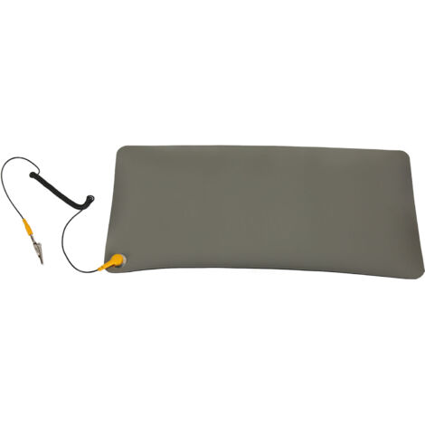 Tapis de réparation électronique antistatique antidérapant avec fil de terre et résistance à la chaleur