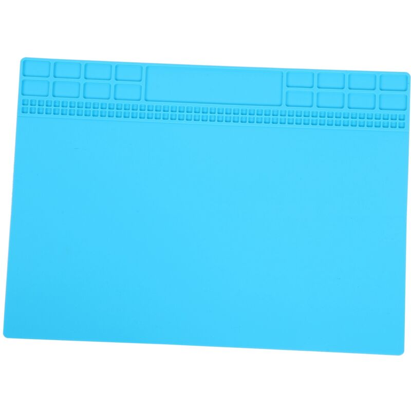 Sunxury - Tapis de réparation en Silicone magnétique résistant à la chaleur, pour ordinateur, téléphone, Station de soudure, outils, Pad 350x250x4mm,