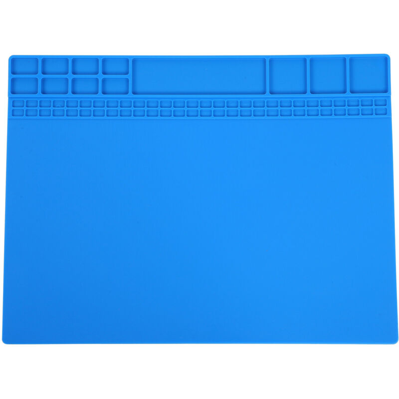 Sunxury - Tapis de réparation magnétique en Silicone, résistant à la chaleur, pour ordinateur et téléphone, Station de soudure, 405x305x8mm