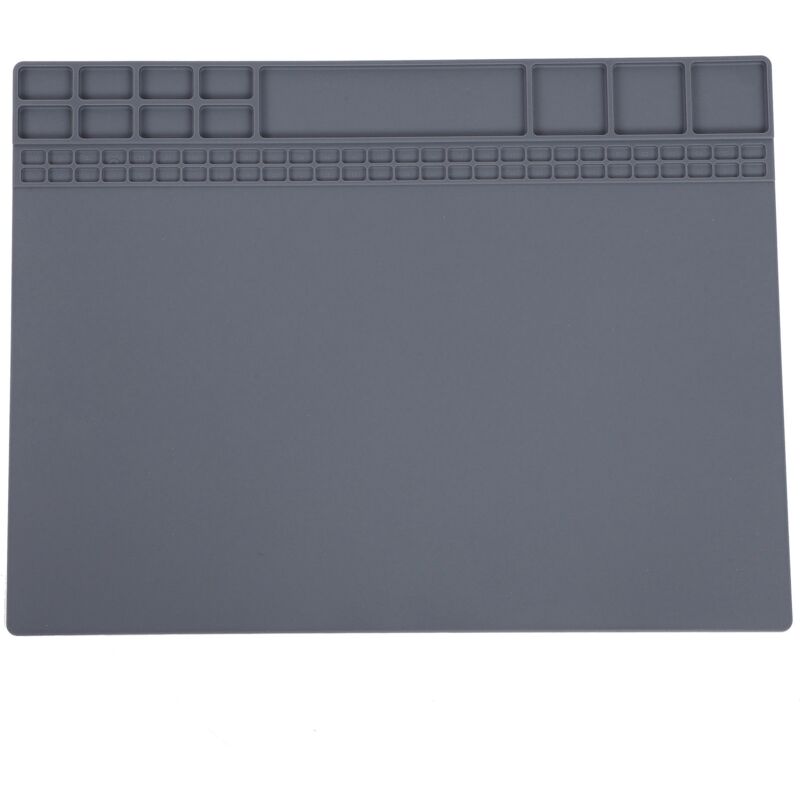Sunxury - Tapis de réparation magnétique en Silicone, résistant à la chaleur, pour ordinateur et téléphone, Station de soudure, 405x305x8mm