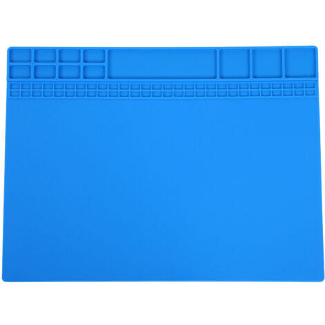 Tapis de réparation magnétique en Silicone, résistant à la chaleur, pour ordinateur et téléphone, Station de soudure, 405x305x8mm